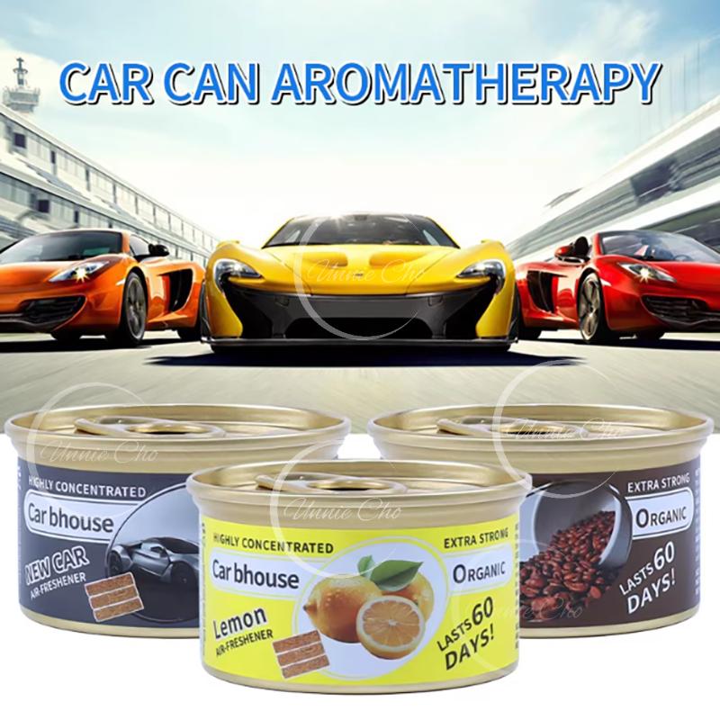 Wooden Block Car Air Fresheners with Long Lasting Freshness 1.5 OZ Spill Proof Can for Auto Home New Car Scent