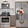 Snowman Christmas Handle Protector Cute Santa Kitchen Appliance Handle  Refrigerator