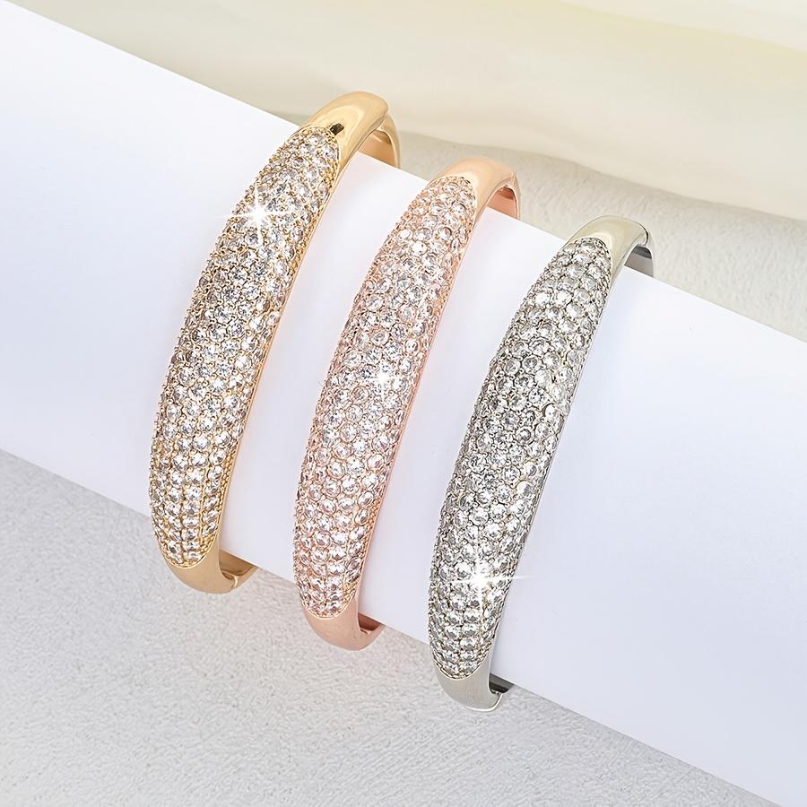 Elegant Rhinestone Bracelet for Women Luxurious Fashion Accessory Perfect Daily Gift