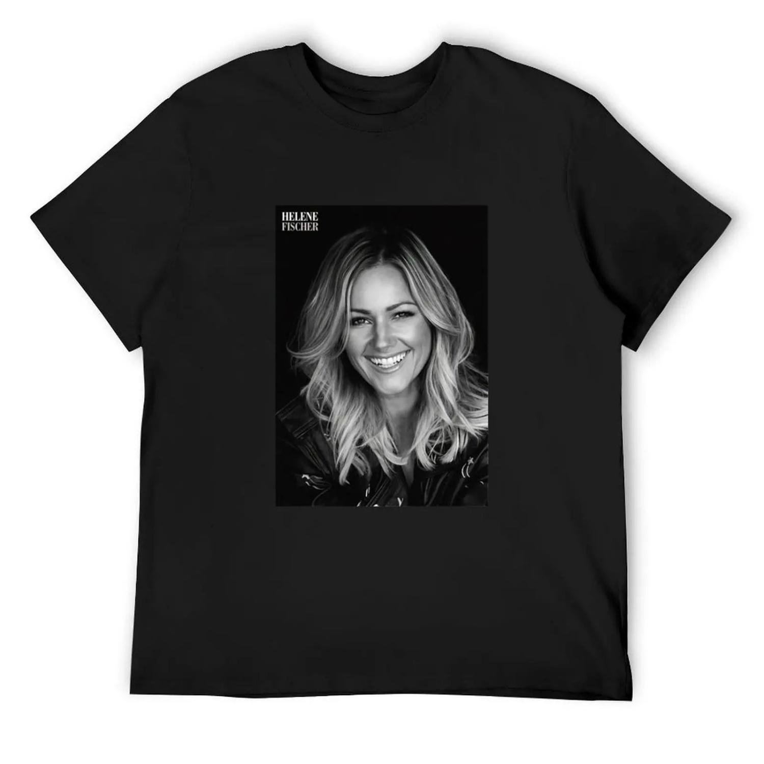 Helene fischer T-Shirt plus size tops graphic t shirts oversized anime stuff T-shirt men S