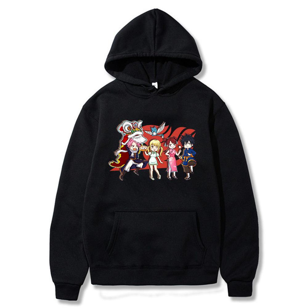 Sun Man Goblin Tail Printed Hooded Sweater, Men'S And Women'S Autumn And Winter Casual Hoodie Animation Top