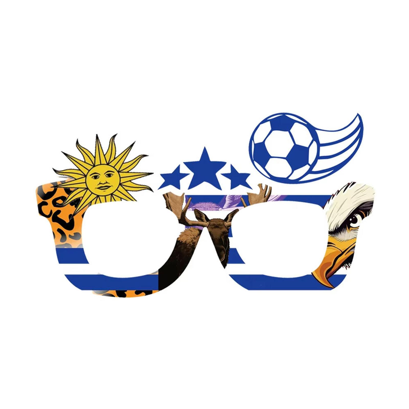2026 World Football Competition Soccer Glasses Football Merchandise Decorations Soccer Fans Cheering Props for Cheerleading