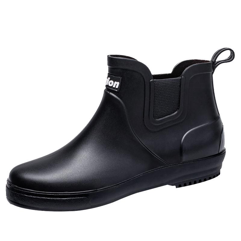 Rutschfeste, leichte Knöchel-Regenstiefel für Herren, für Küche und Autowäsche, mit weicher Sohle