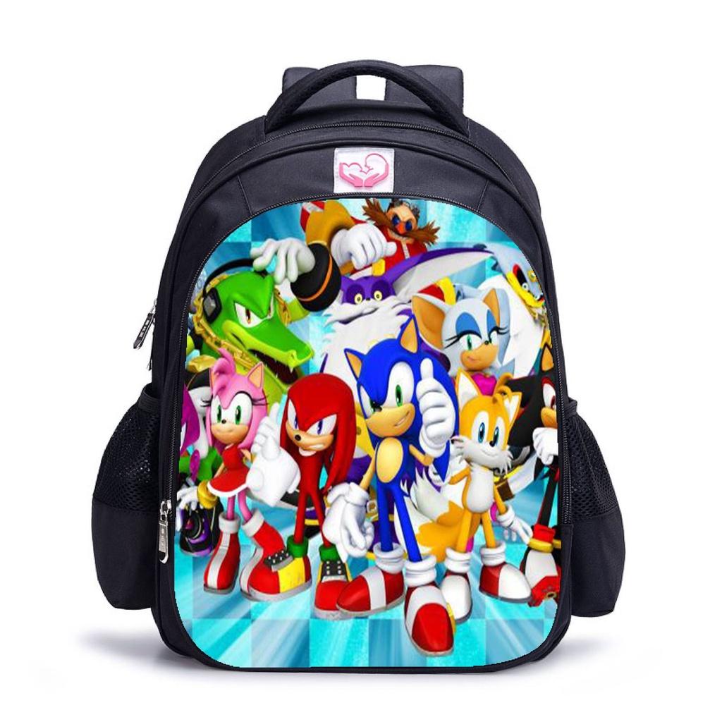 Sonic Schülerrucksack Große Kapazität Wasserdicht und Verschleißfest Kinderrucksack