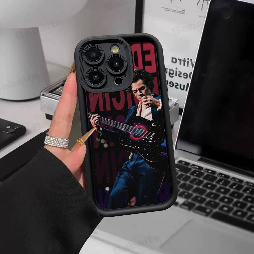 Pop Singer Harry Styles Phone Case For IPhone 17 16 15 14 13 12 11 Pro Max 16E Plus INS Soft Cover