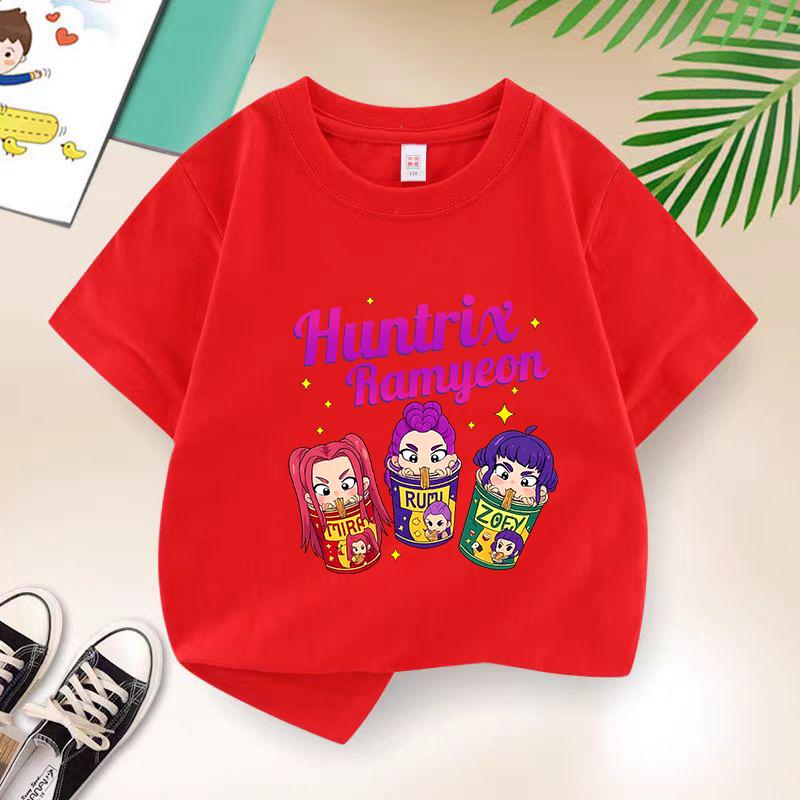 Kpop The Witch Hunt Team Turtle Planet Witch Hunter Group Short-Sleeve Peripheral Printed T-Shirt