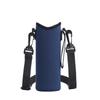 Insulated Neoprene Water Bottle Holder Bag Case 750ML Bottle Pouch Adjustabl Shoulder Strap Water Bottle Carrier Pouch Cover