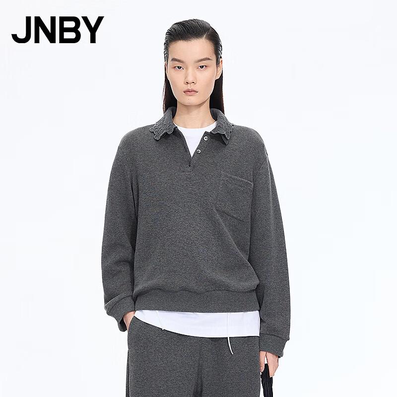 JNBY 2026 Spring Polo Neck Sweatshirt S