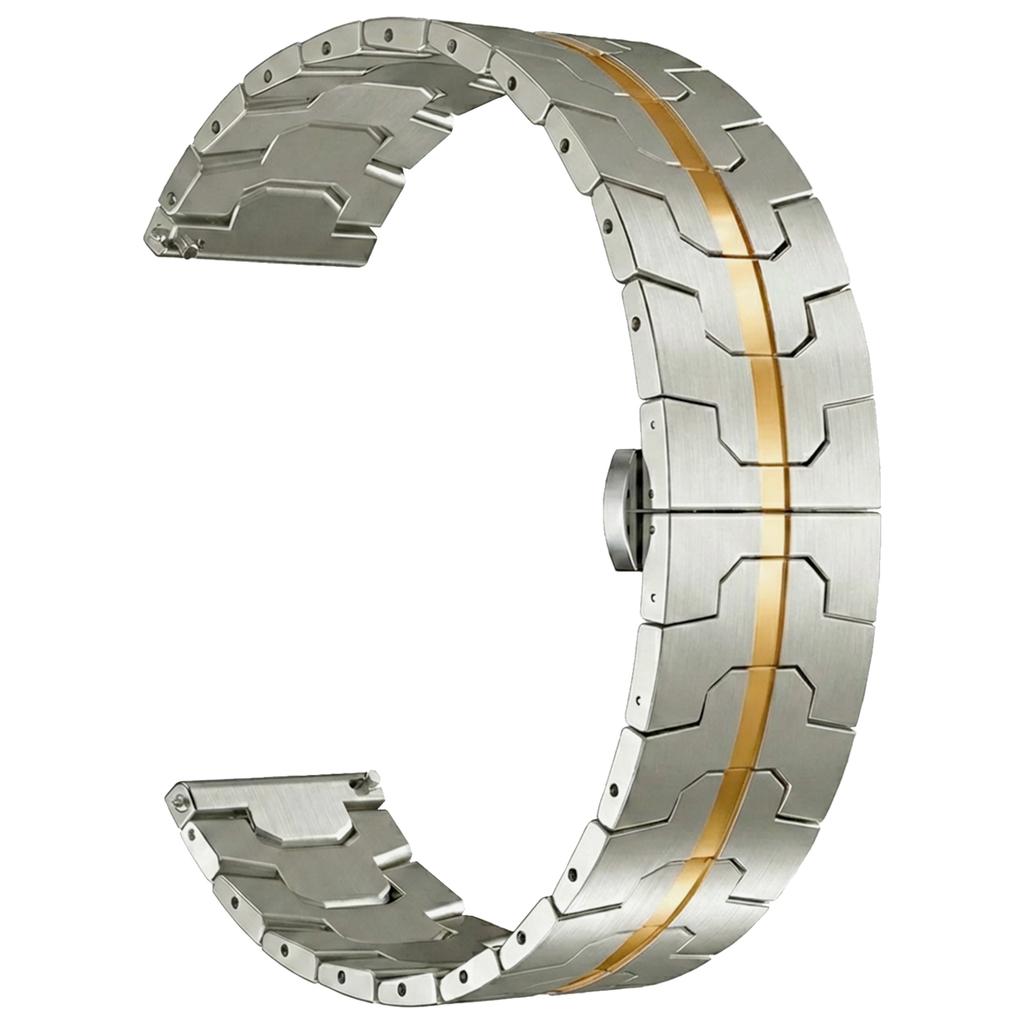 20/22mm Universal Straps Stainless Steel Band for Huawei Ultimate GT 6 Runner 2 Bracelet for Garmin 170 70 570 Venu 4 Vivomove 3