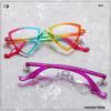 Women Personality Triangle Reading Glasses Blue Light Blocking Computer Eyewear Anti Eyestrain Cat Eye Presbyopic