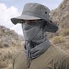 Prodyšná celoobličejová maska Rychleschnoucí rybářská čepice Unisex design Rybářská klobouk Muži