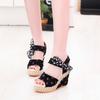 Pegged Heels, High-heeled Sandals, New Style Single-toe Platform Women's Shoes