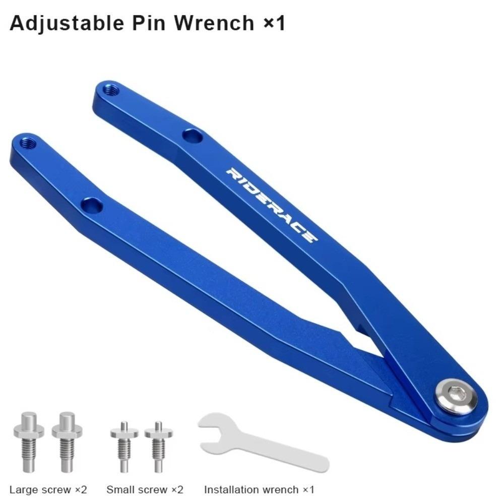 

Adjustable Bicycle Wrench Aluminum Alloy Pin Spanner Bike Needle Hook Wrench Cycling Tools синій