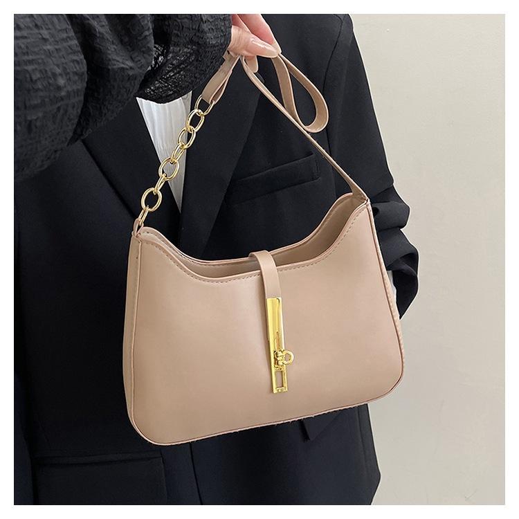 Taschen Neue trendige Damentaschen Frühling und Sommer einfache und vielseitige Schultertaschen Nischen-Achseltaschen