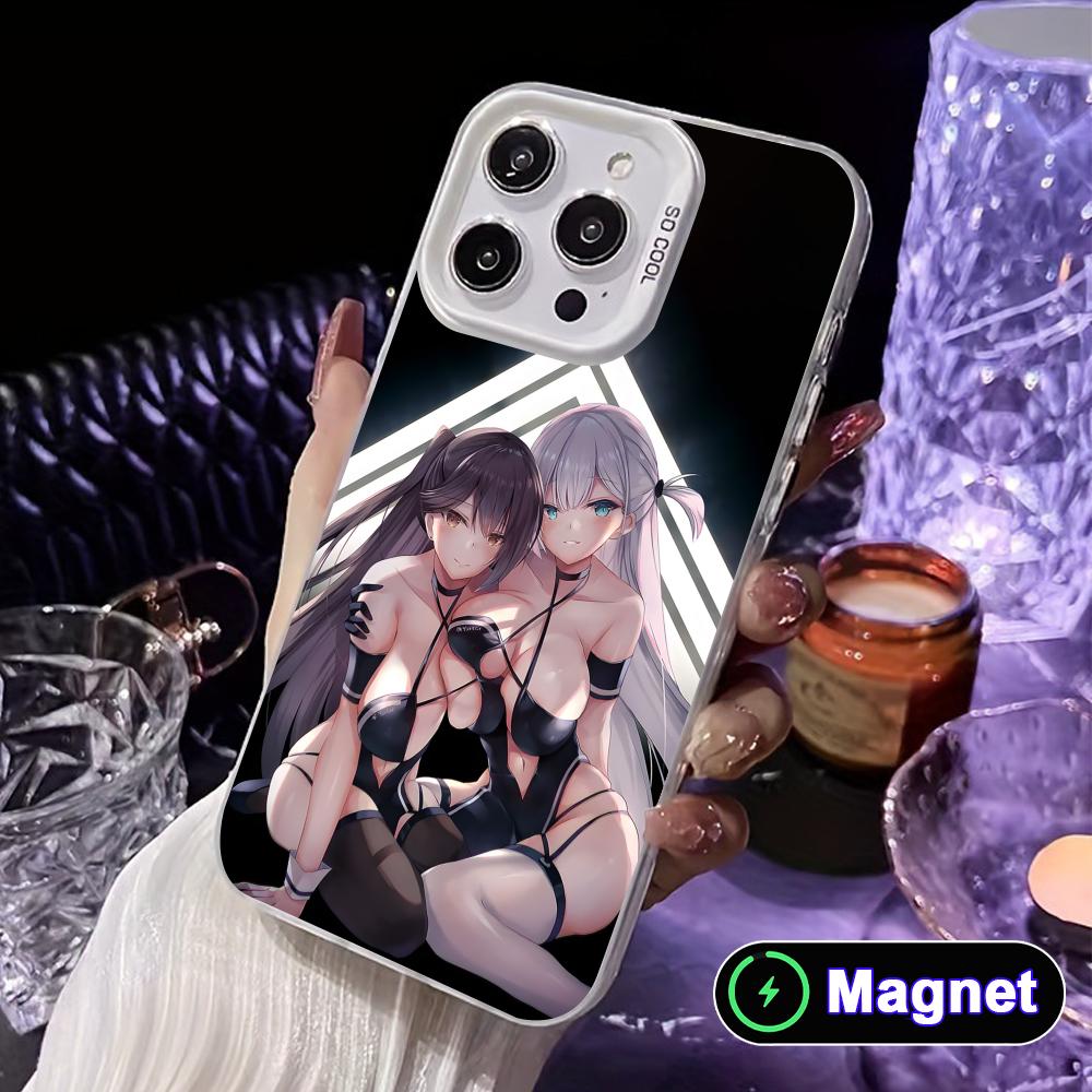 

Azur Lane Shoukaku Phone Case for iPhone 17 16 15 14 13 12 11 X XR XS Air Pro Max Plus Colorful Silver MagSafe Cover iPhone 13