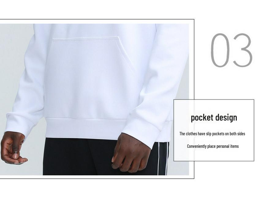 Men's Quick-Dry Hooded Sports Hoodie - Autumn/Winter, Long-Sleeve, Loose Fit, Plus Size