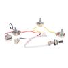 Electric Guitar Wiring Harness Kit 3 Way Toggle Switch 500K Pots Guitar Prewired Wire Harness for LP Guitars