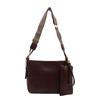 Urban Minimalist Pu Bucket Bag With Zipper Closure For Daily Use