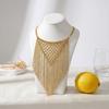 Zinc Zinc Zinc Alloy Multi-Layer Tassel Necklace Non Tarnish Multi Strand Chain Necklace  Light Luxury Style