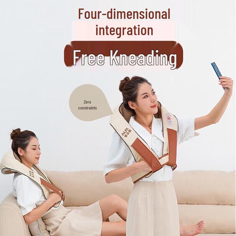 Aux Neck, Shoulder, and Waist Kneading Massager Shawl