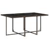 VidaXL Ensemble à manger de jardin et coussins 11 pcs marron rotin, ensemble de salle à manger d'extérieur, meuble de salle 3210849