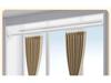 Adjustable No-Punch Telescopic Shower Curtain Rod