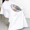 Adjustable Buckle Straps Transparent Window Visible Apron Hairdressing Gown Cape  Home Use