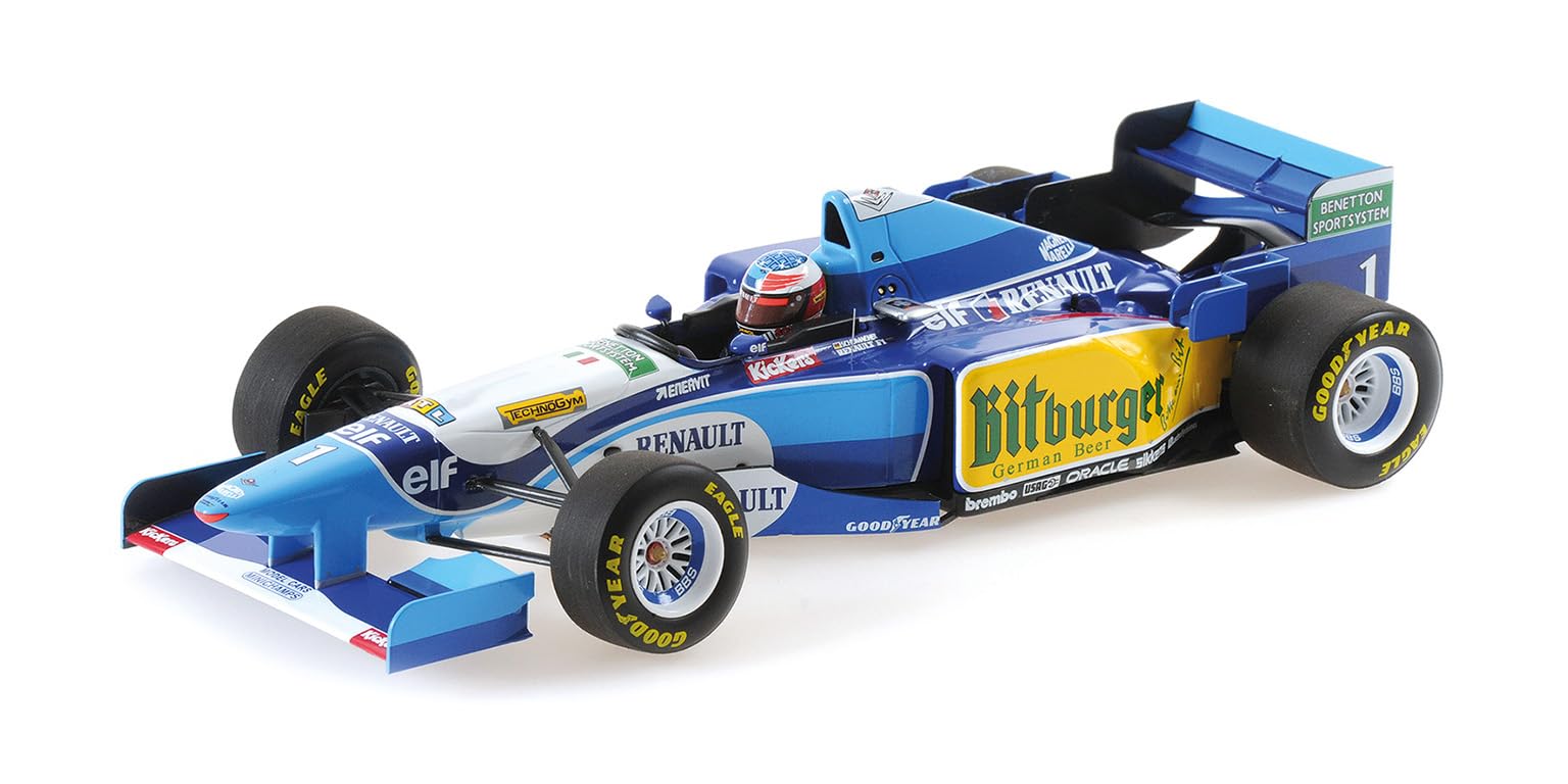 

Mini Chance Benetton Renault Победитель Гран-при Бельгии B195#1 1995-118 синий