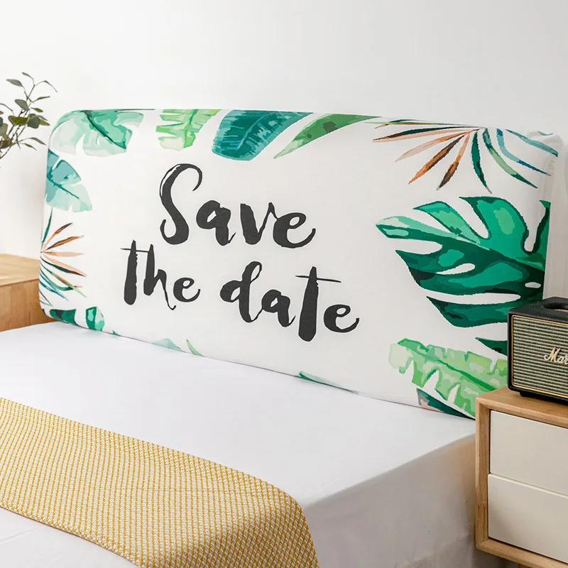 Nordic Cartoon Cat's Paw Bed Head Soft Dust Cover Full Enclosed Elastic Dust-proof Bed Head Cover/ Protective Cover