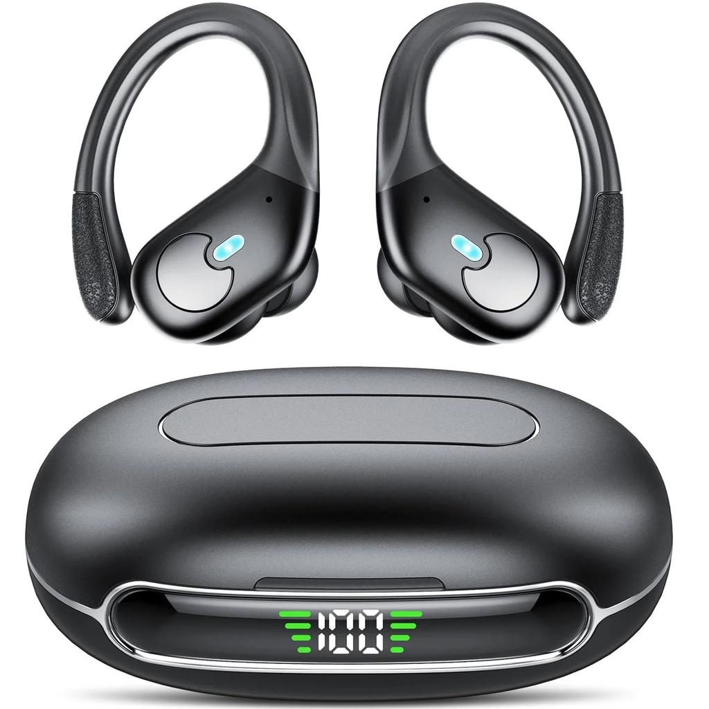 Wireless Earbuds, Bluetooth 5.4 Headphones Sport, Bluetooth Earbuds with ENC Noise Canceling Mic, Bass Stereo Wireless Earphone