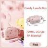 Lovely Bento Box Children Adult Lunch Box with 2 Compartments Leak-Proof Lunchbox Bento Box for Dining Out Work School