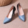 Womens Shoes New Pumps Women High Heel Shoes Female Patent Leather Sexy Pointed Toe Thin Heel Wedding Shoes Size 35-43