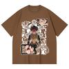 230 Gsm 100% Cotton Demon Slayer V106 Zohakuten Print Unisex Heavy Cotton T Shirt