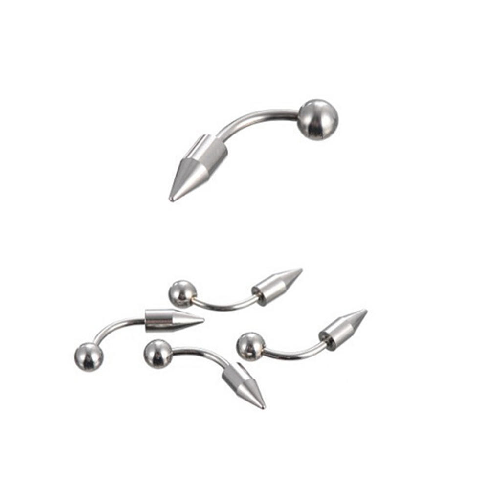 85 pezzi piercing alla lingua, al sopracciglio, al labbro, all'ombelico, in acciaio inossidabile, gioielli per il corpo