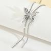 Liquefied Butterfly Pull-out Long Women's Sweet, Cool, High-end, Light Luxury Commuting Accessory Pendant Necklace