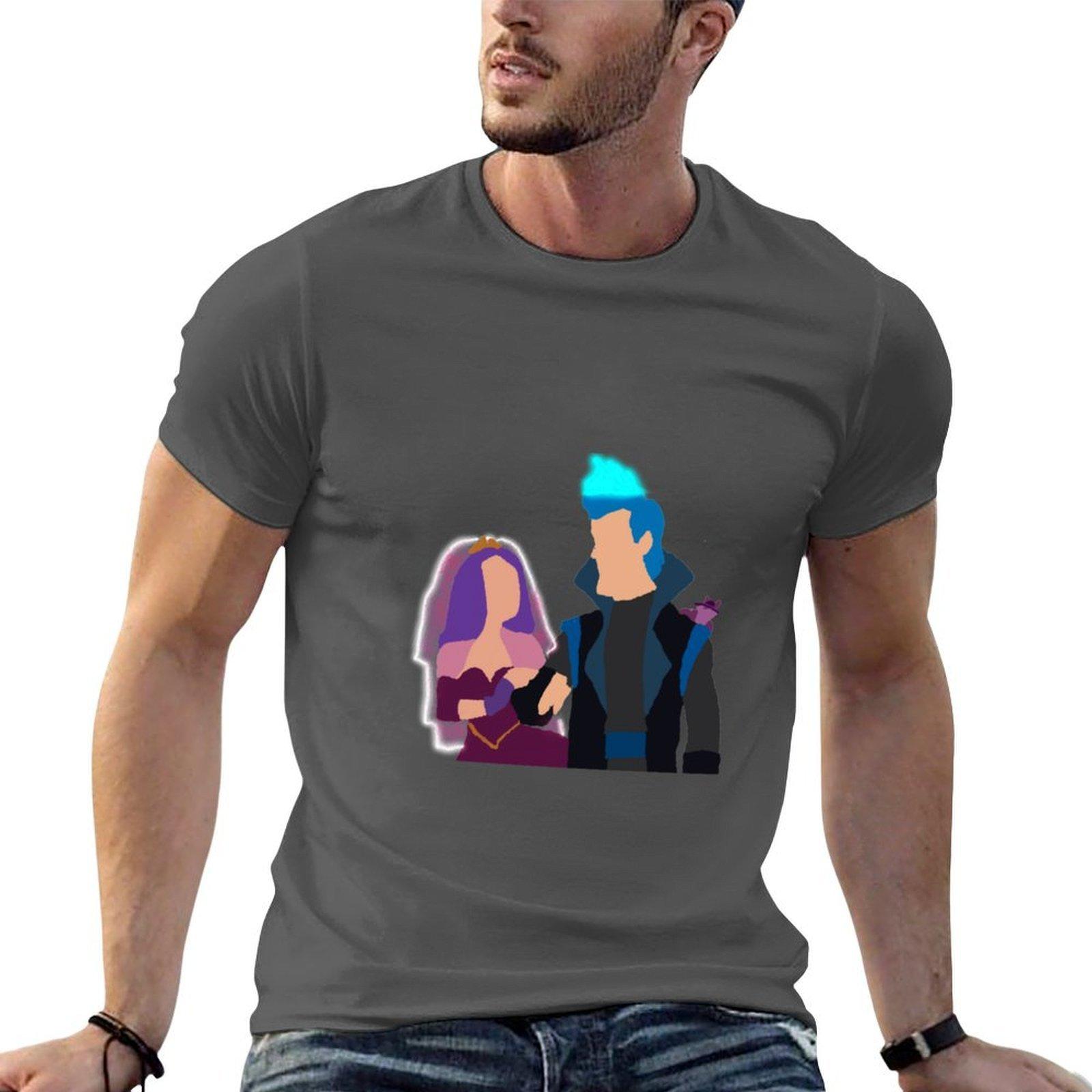 Mal and Ben Wedding TShirt man t shirt cotton high quality man t shirts for men TShirt 4XL