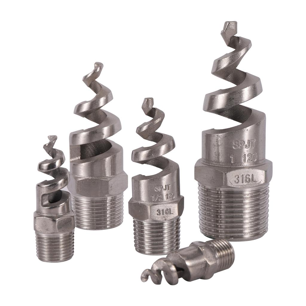 1/4" 3/8" 1/2" 3/4" 1" Male Spiral Cone Spray Nozzle Cooling Tower Cooling Dust Collector Sprinkler Garden Yard Lawn Sprinkler