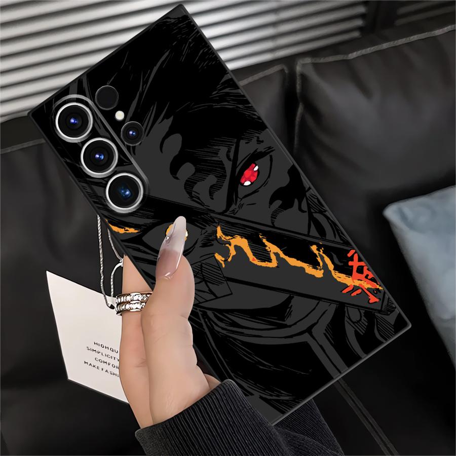 Soft Back Phone Cover Case for Samsung Galaxy S20 S25+ S22 S24+ S25 Ultra S23 FE S24 Plus S9 S21 Hot Demonss Anime Slayers