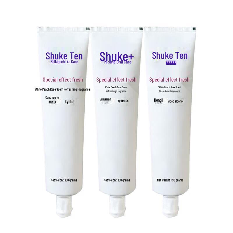 Sucker Peach Rose Fresh Toothpaste 3-Pack