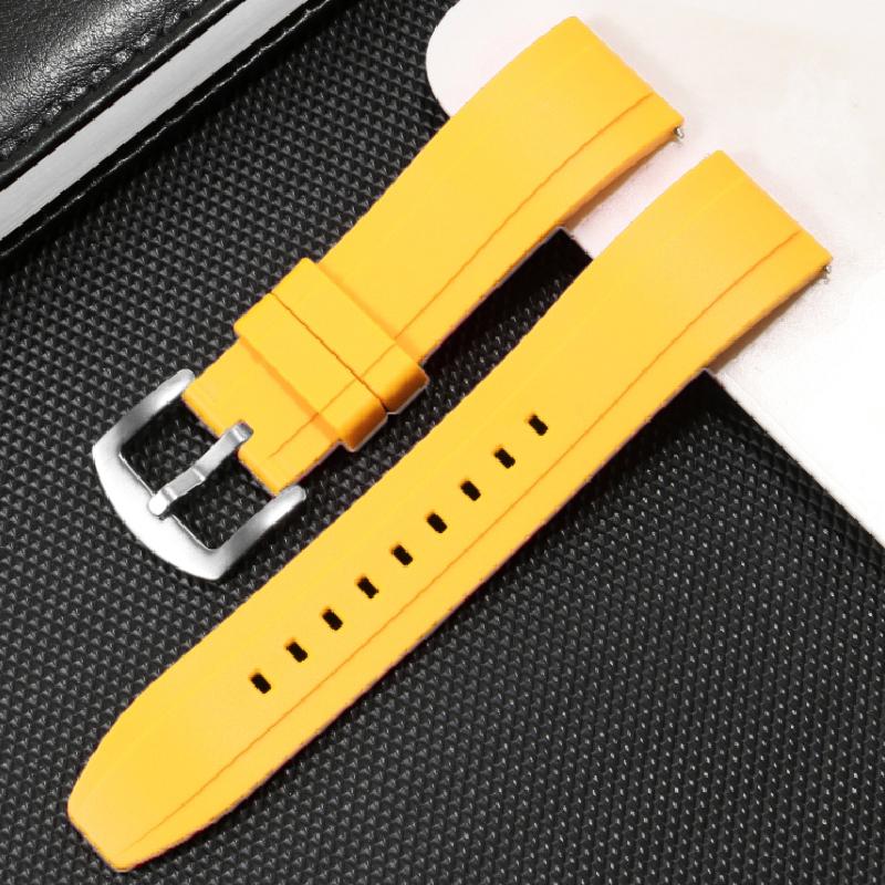 

Ремешок для часов из вулканизированной резины FKM премиум-класса для Seiko для Rolex 20 мм 22 мм 24 мм быстросъемные ремешки для часов резиновый ремешок Tropic 22mm