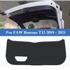 For FAW Bestune T33 2019-2026 Car Trunk Door Anti Kick Tailgate Anti-Scratch Protector Sticker Cargo Liner Interior Accessories