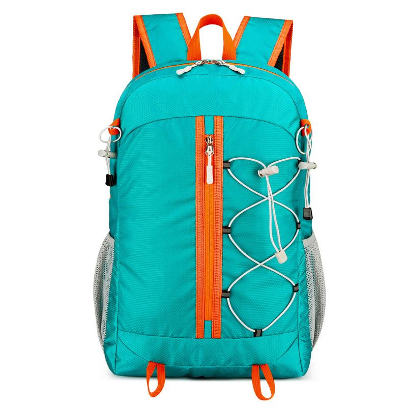 Schoolbag Outdoor Backpack, Oxford Cloth Mountain Cycling Backpack, Ultra-lightweight, Multifunctional Casual Foldable, Large Capacity Off-road