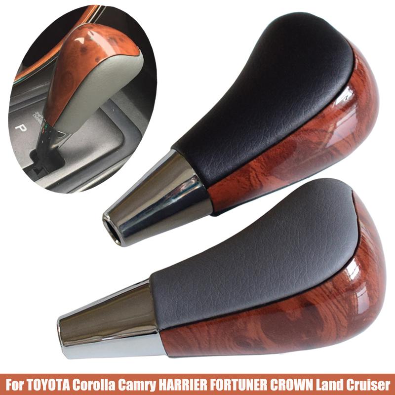 Automatic Gear Shift Knob Leather Shifter Lever Stick For Toyota Corolla Camry Yaris Rav4 For Lexus IS GS LS RX ES Models