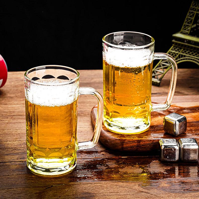 Qiwei Large Capacity Transparent Glass Mug