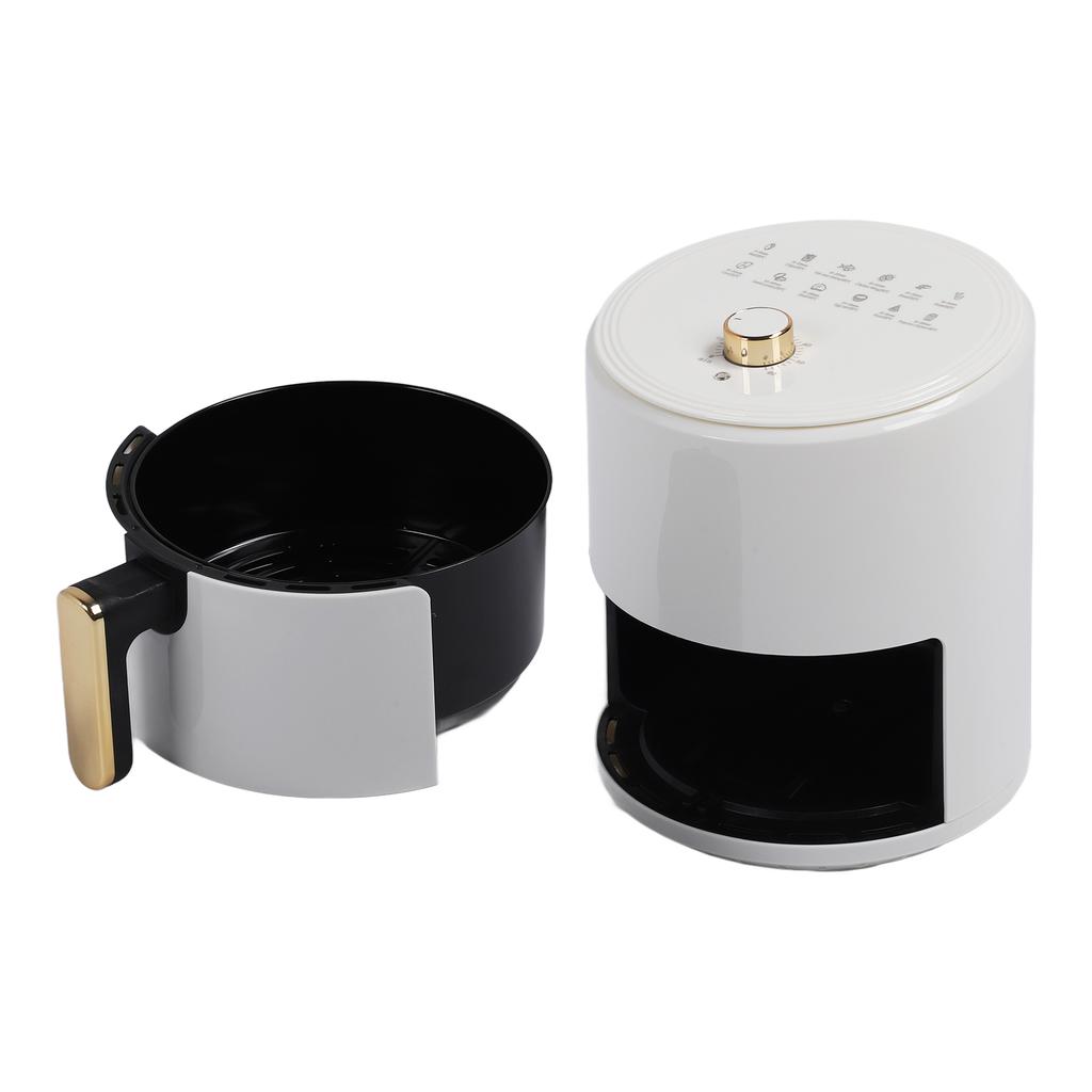 Friggitrice Elettrica Forno Cuocitore Capacità 6L Controllo Intelligente della Temperatura Circolazione del Calore a 360 Gradi