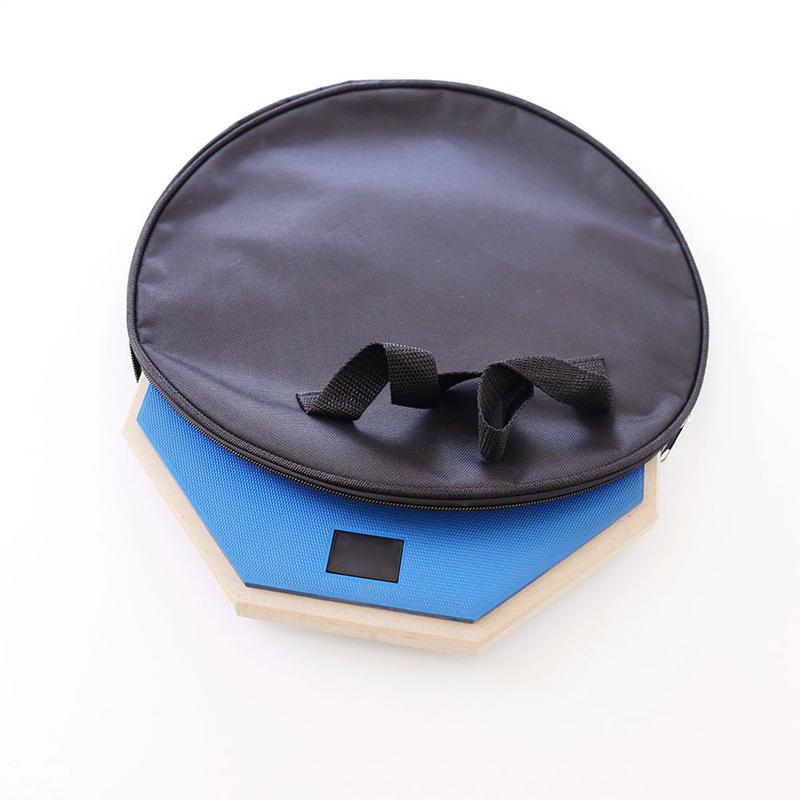 Drum Practice Pad Kit 12Inches Drumming Pad With Drum Sticks 3Pieces Drumming Pad Set Portable Nonslip Lightweight