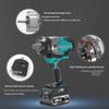 Dayi 40V Cordless Brushless Heavy-Duty Impact Wrench CN plug (adapter included)