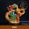 Resin Color Changing Tea Pet Small Ornament Lucky Animal Dragon Sculpture Creative Play Mini Tea Set Accessories, Boutique , 1Pc