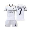 Conjunto Deportivo Infantil, Real Madrid Ronaldo Blanco Poliéster, Comodidad Transpirable