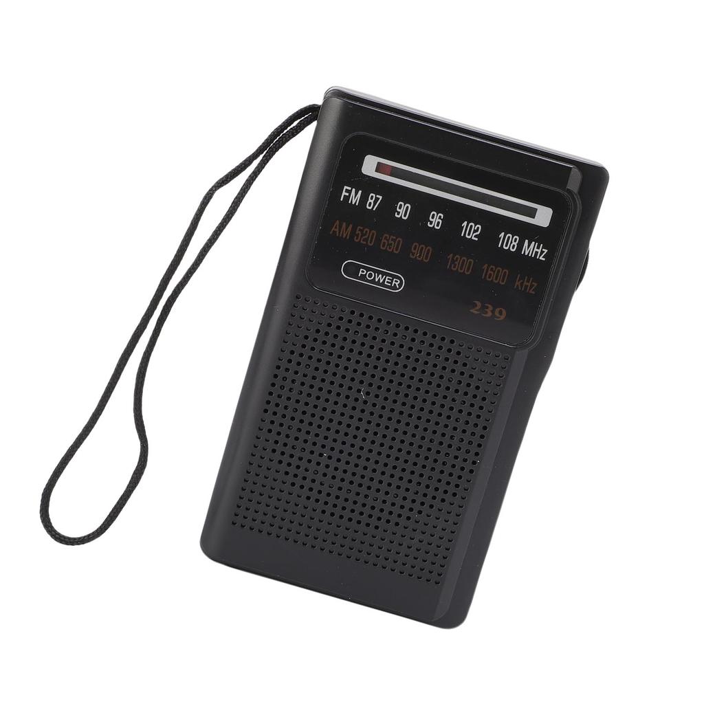 Portable AM FM Radio Clear Sound Quality Long Battery Life Pocket Radio for Travel Outdoor